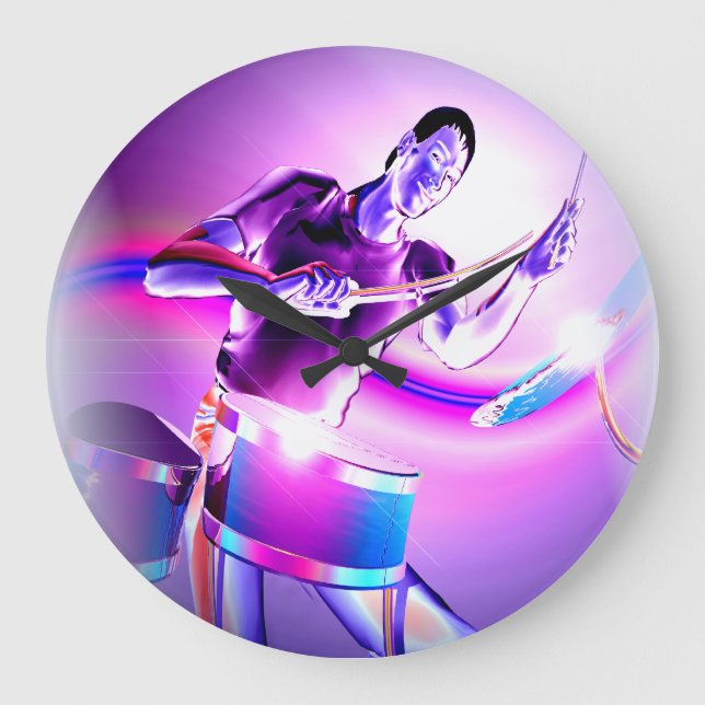 Repercussion - Lila Drummer Stor Klocka (Framsida)