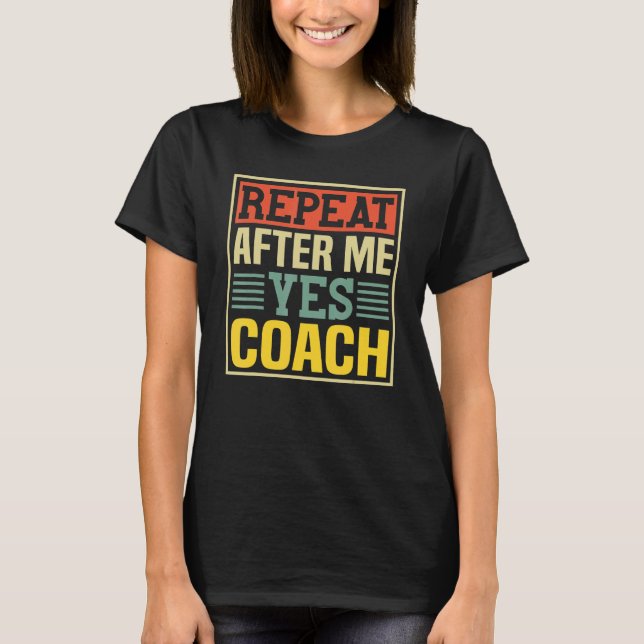 Repetera efter att jag har hört av mig: Coach Bask T Shirt (Framsida)