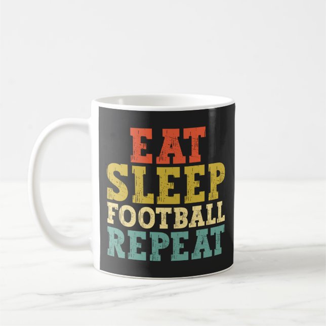 Repetera fotboll i Älskare i viloläge Kaffemugg (Vänster)