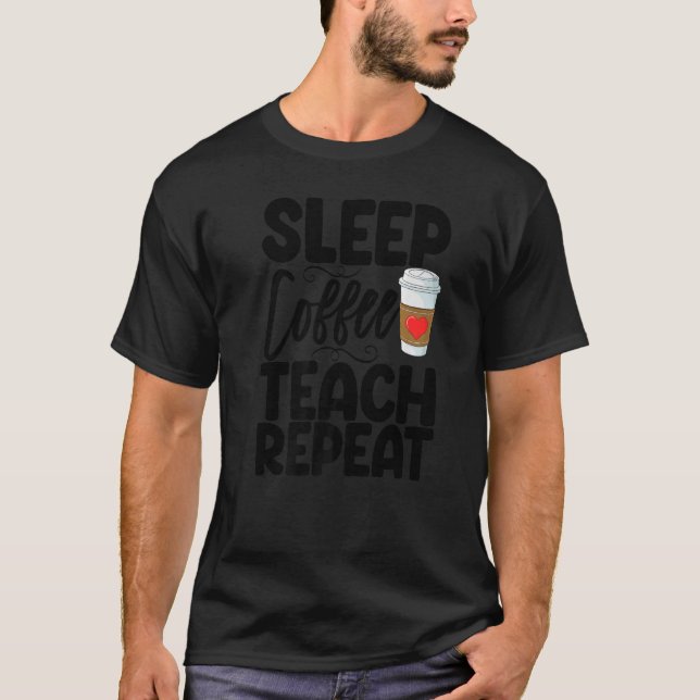 Repetera koffein funna kvinnor före t shirt (Framsida)