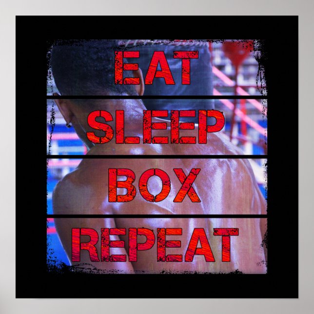 Repetera lådans könsomgång för Boxerkursen Poster (Framsidan)