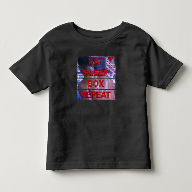 Repetera lådans könsomgång för Boxerkursen T Shirt (Framsida)