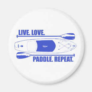Repetera levande Kärlek Paddle Magnet