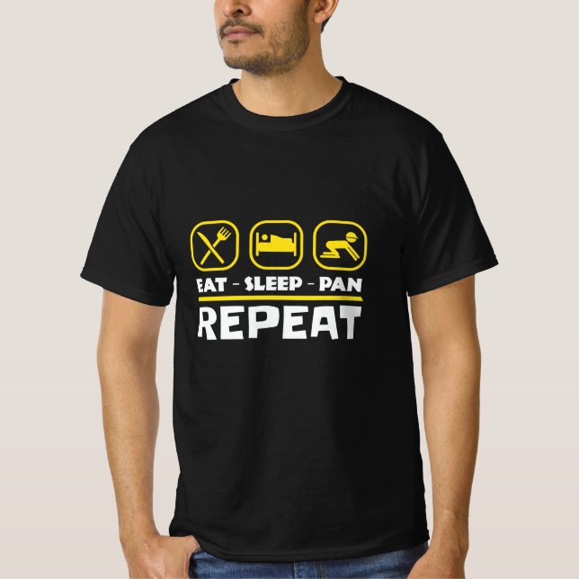 Repetera panoreringsprospektering efter Öster-vilo T Shirt (Framsida)