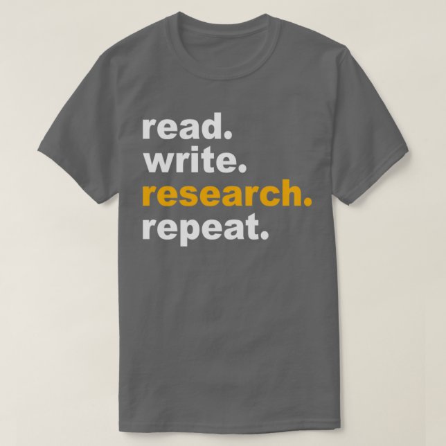 Repetera Skriva T Shirt (Design framsida)