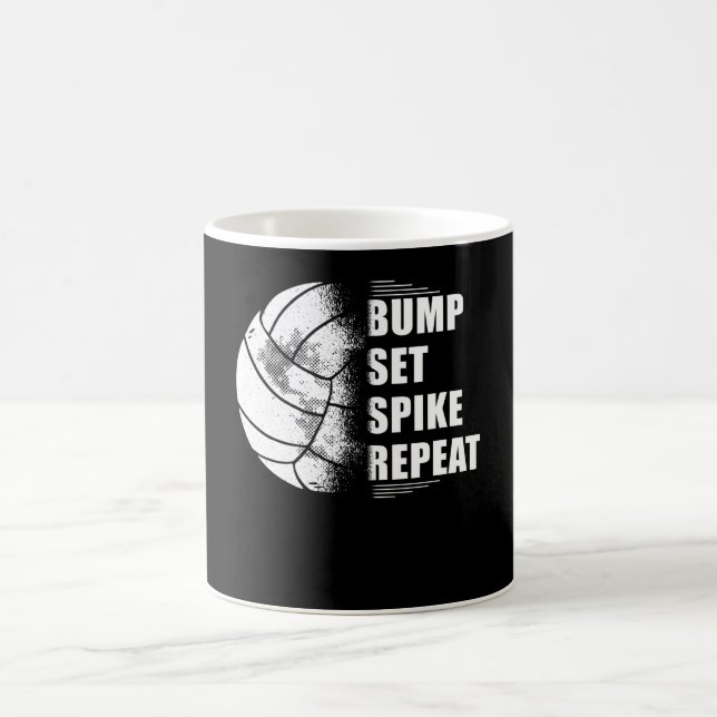 Repetera Spiket för uppsättningen med volleyboll Kaffemugg (Center)