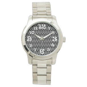 Repetera svarta Ovaler Armbandsur