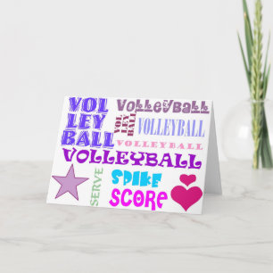 Repeterande volleyball kort