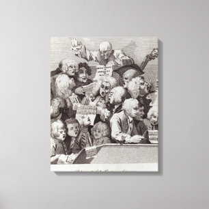 Repetition av oratorioen av Judith, 1734 Canvastryck