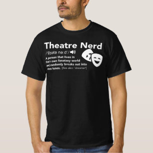 Repetition för drama för teater för t shirt