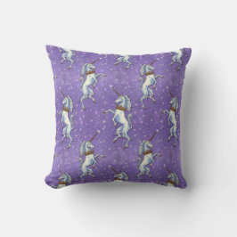 Repetition för Unicornlilaglitter Kudde