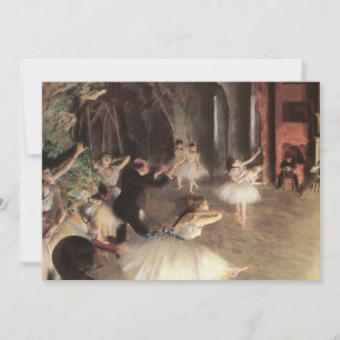 Repetition på scenen av Edgar Degas