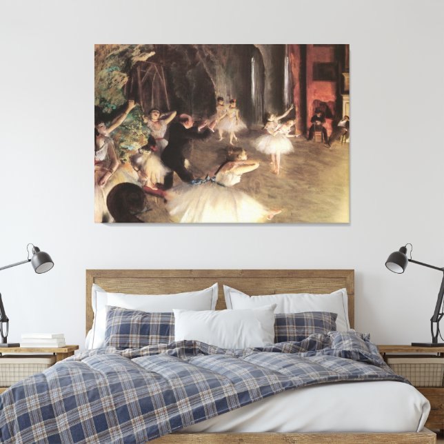 Repetition på scenen av Edgar Degas Canvastryck (Insitu (sovrum))