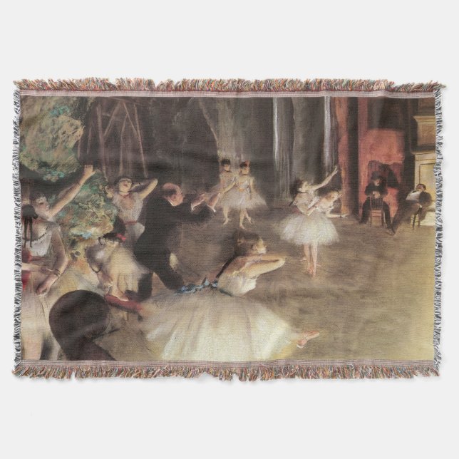 Repetition på scenen av Edgar Degas Mysfilt (Framsidan)