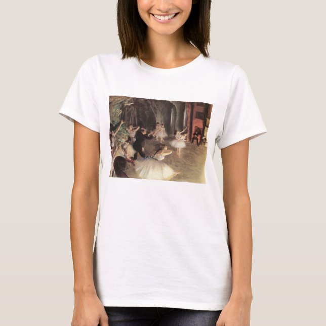 Repetition på scenen av Edgar Degas T-shirt (Framsida)
