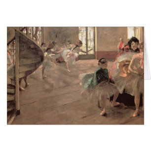 Repetitionen av Edgar Degas, Klassisk balettkonst Hälsningskort