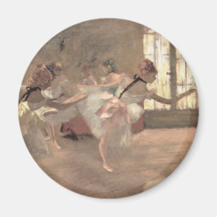 Repetitionen av Edgar Degas, Vintage balettkonst Magnet