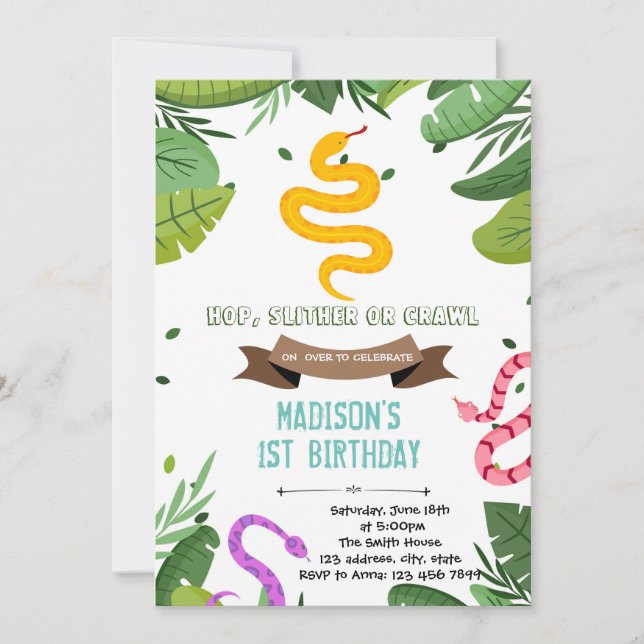 Repetitionsinbjudan till flickorm inbjudningar (Framsida)