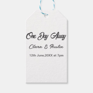 Repetitionsmiddag En dag bort natten före namn da Presentetikett