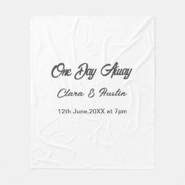 Repetitionsmiddag En dag bort natten fore namnet d Fleecefilt