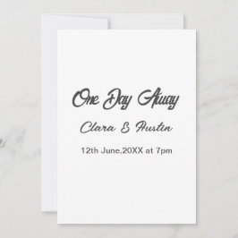 Repetitionsmiddag En dag före namn da Inbjudningar