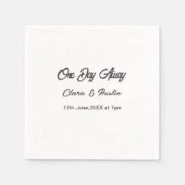 Repetitionsmiddag En dag före namn da Pappersservett