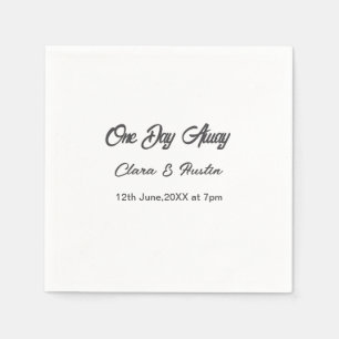 Repetitionsmiddag En dag före namn da Pappersservett