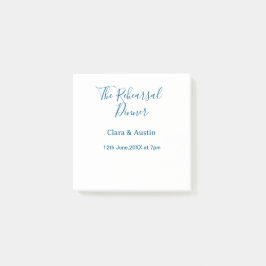 Repetitionsmiddag kvällen före enkel minimal m post-it block