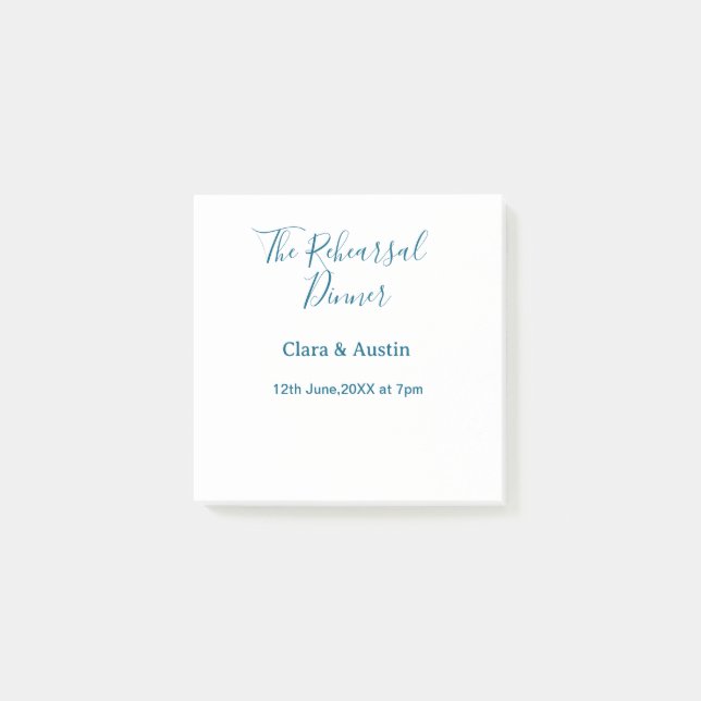 Repetitionsmiddag kvällen före enkel minimal m post-it block (Framsida)