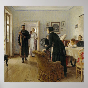 Repin - oväntade besökare poster
