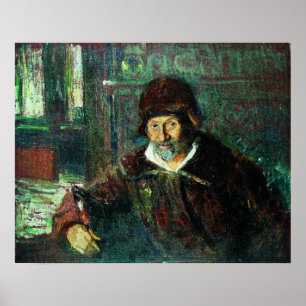 Repin - Självporträtt 1920 Poster