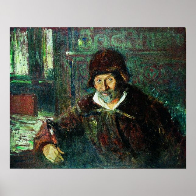 Repin - Självporträtt 1920 Poster (Framsidan)