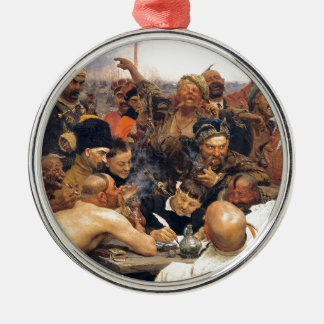 Repins svar på Ukrainas Kozaky/Cossacks fråga Julgransprydnad Metall