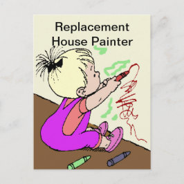 Replacement House Painter Vykort