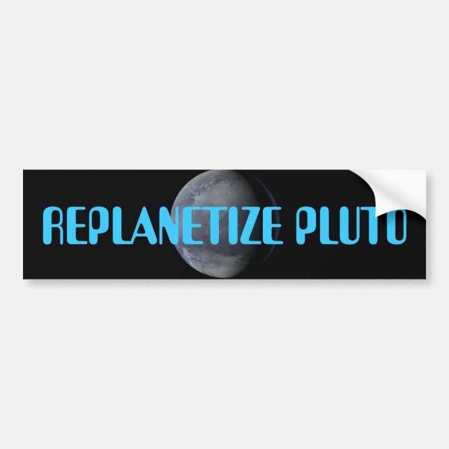 REPLANETIZE PLUTO NU!!!! BILDEKAL (Framsidan)
