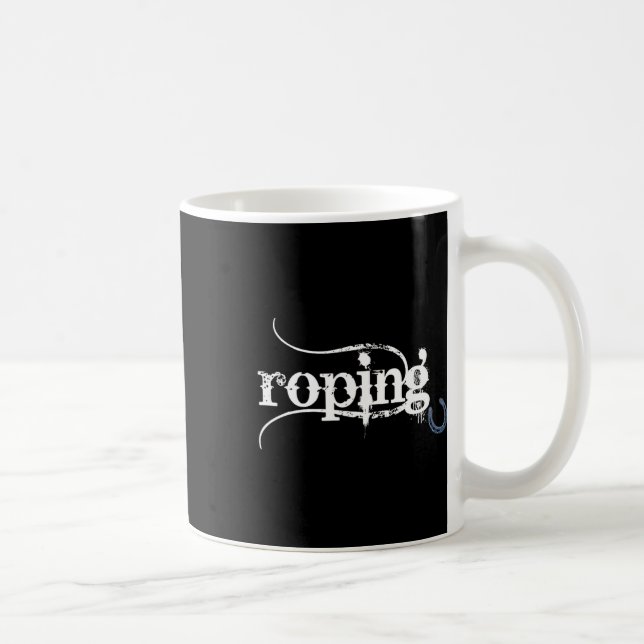 Replängssnörning, breakaway-snörning, ridträning kaffemugg (Höger)