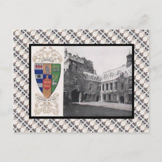 Replica Vintage, Lincoln College Oxford Vykort