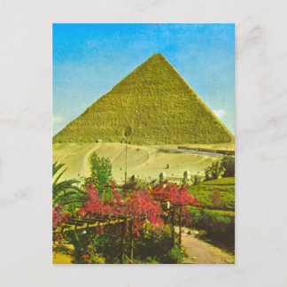 Replika Vintage bild, Egypten, Underbar pyramid, G Vykort