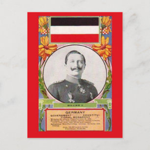 Replikera Vintage PostcardKaiser Wilhelm II Vykort