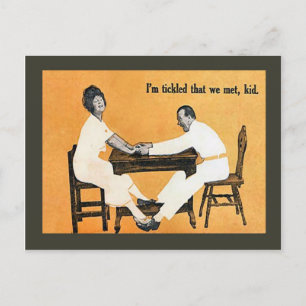 Replikera Vintage-vykort... Jag är trött på att vi Vykort