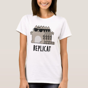 Replikerad katalog Pun med funktionell replikering T Shirt