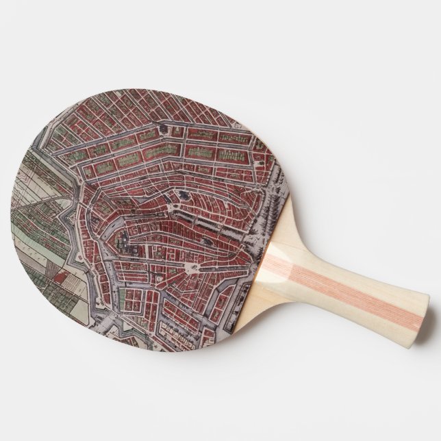 Replikstaden karta i Amsterdam 1652 Pingisracket (Sidan)