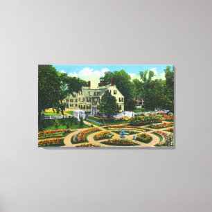 Repminnesmärken och botanisk trädgård beskådar canvastryck