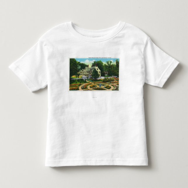 Repminnesmärken och botanisk trädgård beskådar nr. t-shirt (Framsida)
