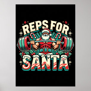 Repor för tomten - Funny juldräkt Poster