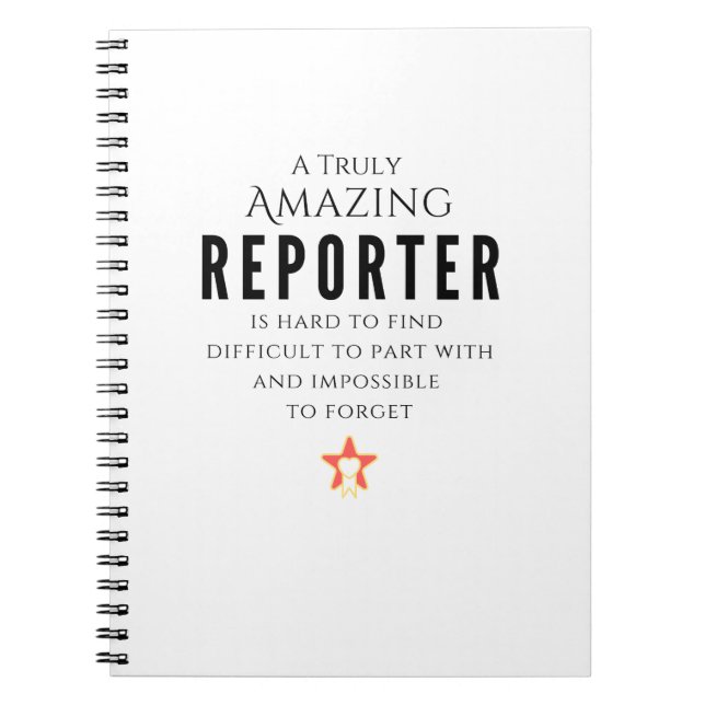 Reporter Anteckningsbok (Framsidan)