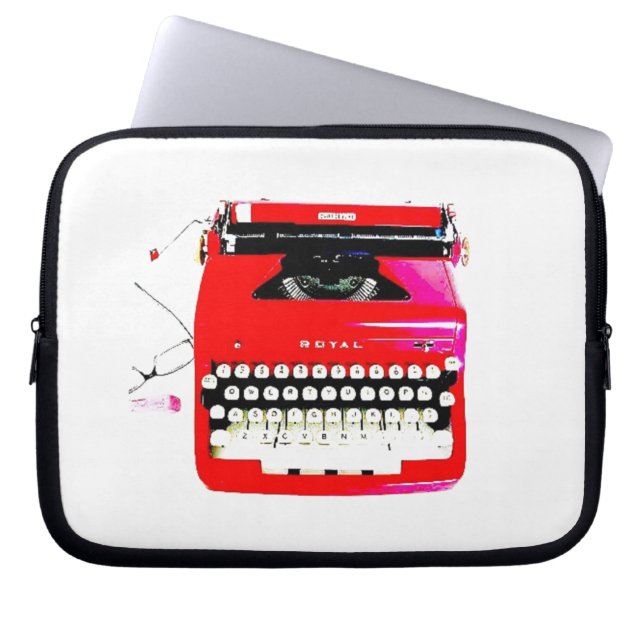 reporter författare Skrivförfattare Laptop Sleeve (Framsidan)