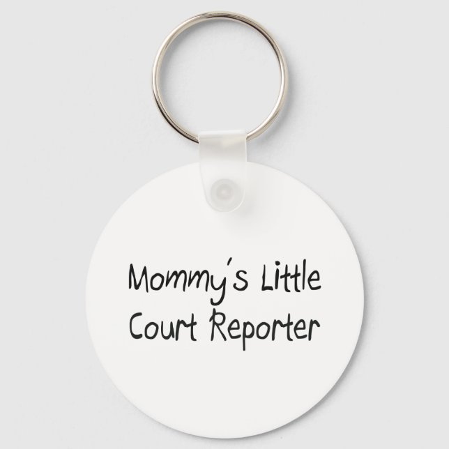 Reporter från Mommys Little Court Nyckelring (Framsida)