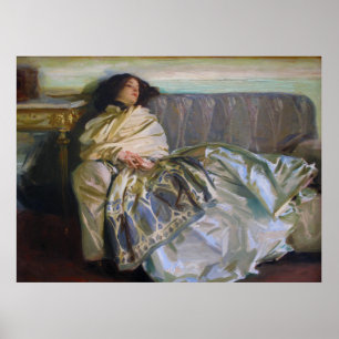 Repose av den John sångaren Sargent Poster