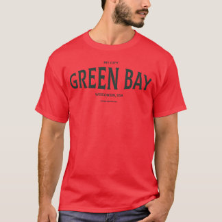 Reppa min stad Green bay rolig T Shirt